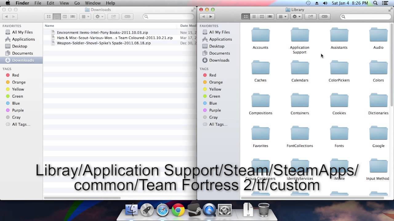 instal mods on steam for mac